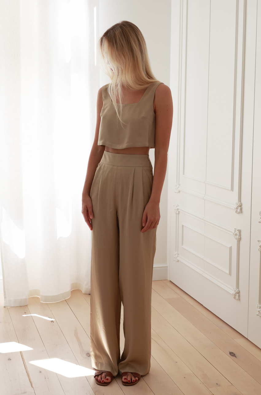 Spodnie Norwich złote