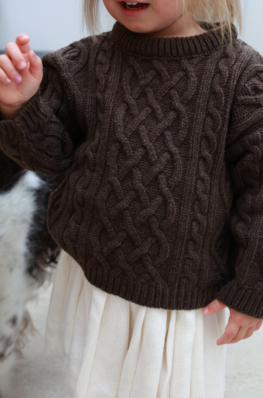 Brown Sweater Novoli Baby 1-2 years