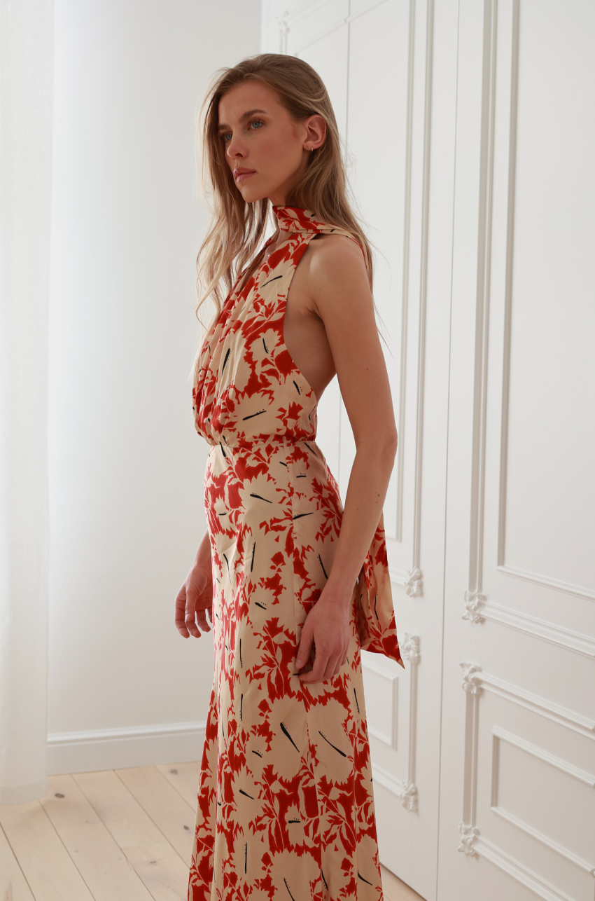 Suknia Yaiza czerwona