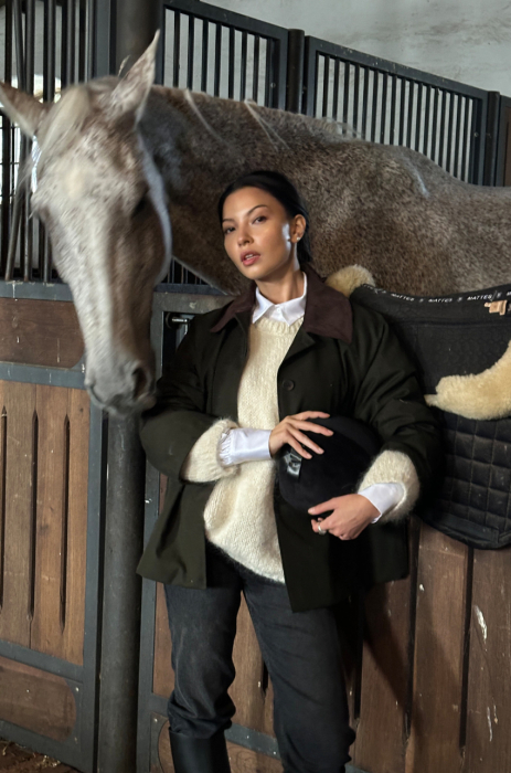  Kurtka Tilburg long zielona