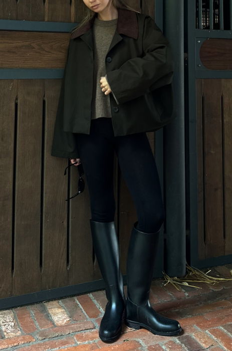 Kurtka Tilburg short zielona