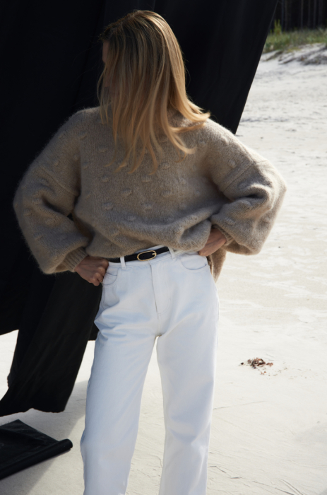 PREMIUM Sweter Graz beżowy