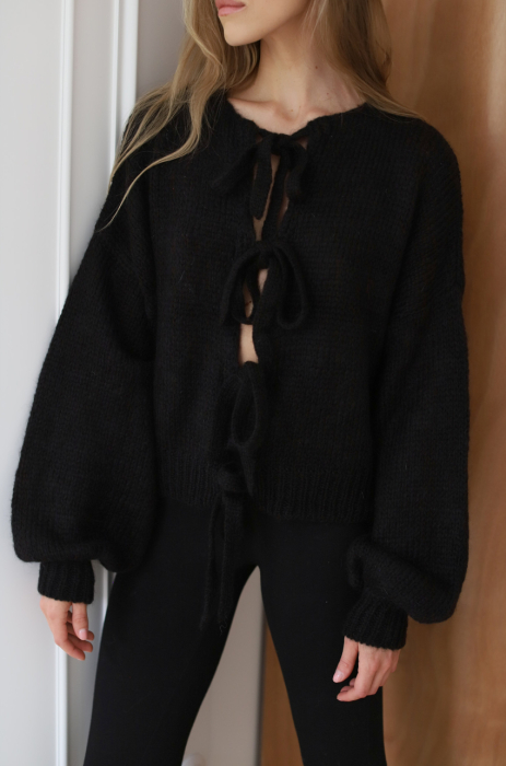 Sweter Velsen czarny 