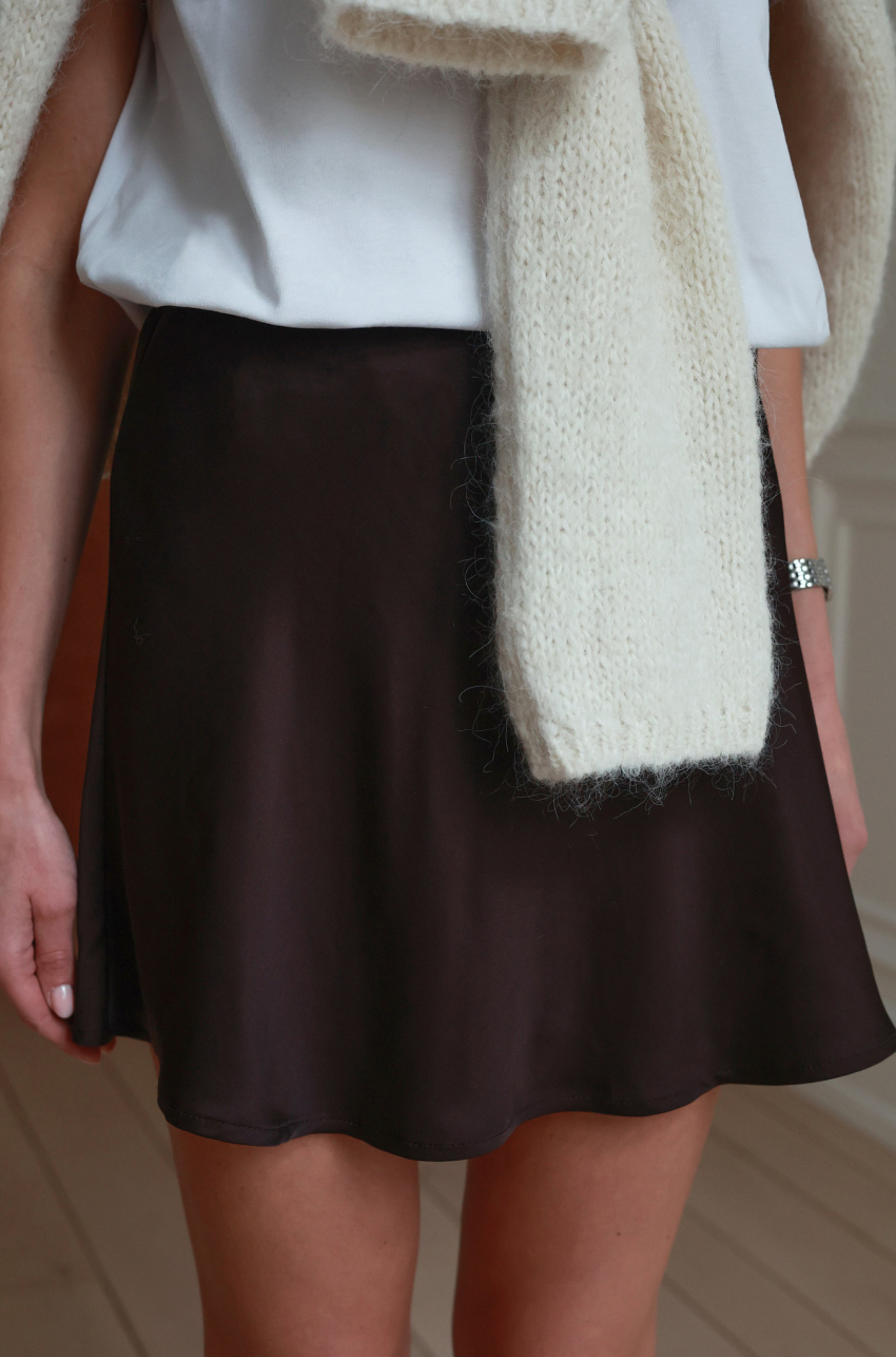 Spódnica Lens brązowa